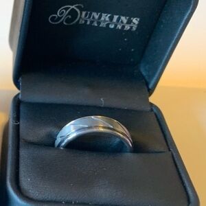 Men’s Wedding Band - Size 12 - Tungsten Carbide *Triton* from Dunkin’s Diamonds